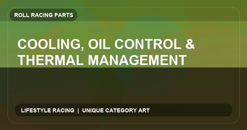 Cooling, Oil Control & Thermal Management